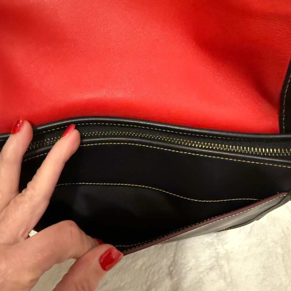 Coach Disney Mickey Saddle Black Crossbody Bag NWOT - Picture 9 of 10